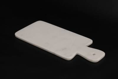 Beyaz Mermer Kesme Tahtası - Küçük 15cm*35cm - 