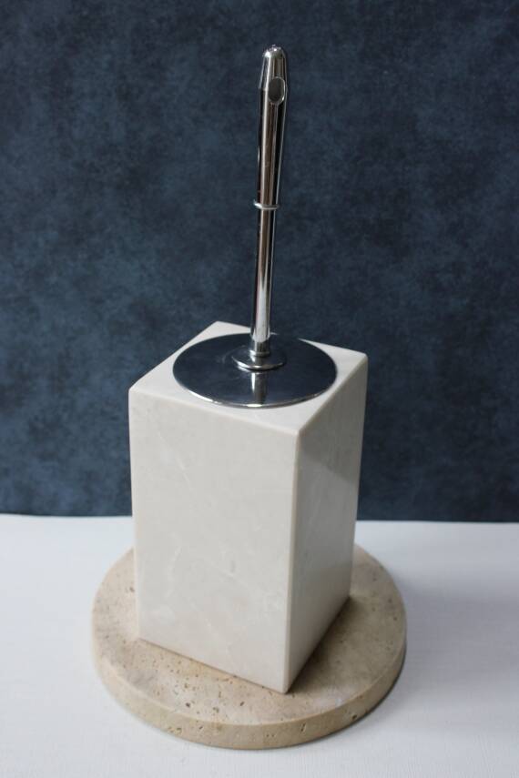 Kare Bej Mermer Klozet Fırçalığı - 2