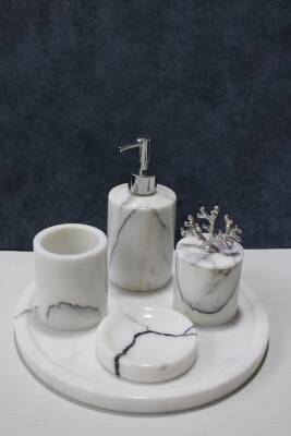 Leylak Mermer 5'li Banyo Seti - 2