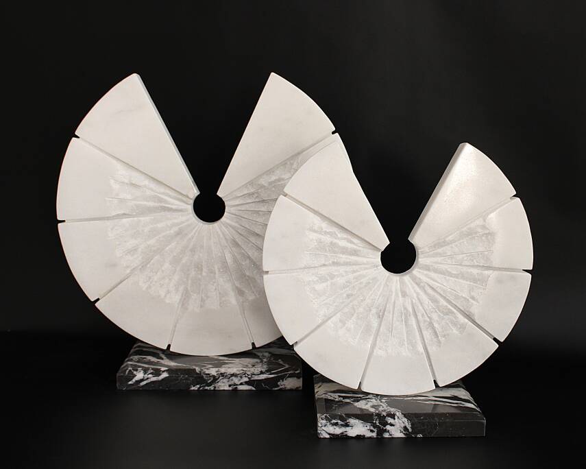  Mermer Patlatma Desen Dekoratif Obje - 1