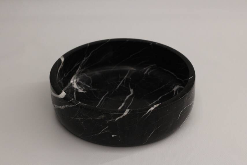 Siyah Oval Mermer Meyvelik - 1